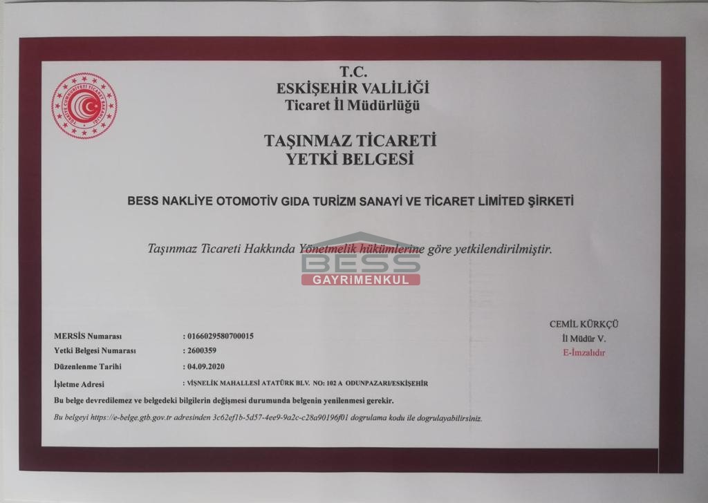 Bess | BESS'DEN OSMANGAZİ ÜNİV. (ESOGÜ) YAKINI SATILIK 1+1 DAİRE